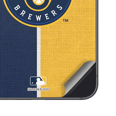 MLB Milwaukee Brewers Split Galaxy S23 Skin