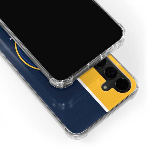 MLB Milwaukee Brewers Split Galaxy S24 Plus Clear Case