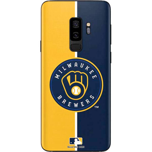 MLB Milwaukee Brewers Split Galaxy S9 Plus Skin