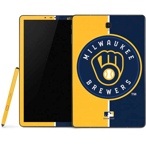 MLB Milwaukee Brewers Split Samsung Galaxy Tab Skin