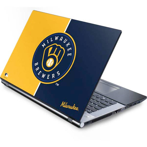 MLB Milwaukee Brewers Split Generic Laptop Skin