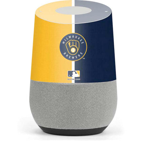 MLB Milwaukee Brewers Split Google Home Skin