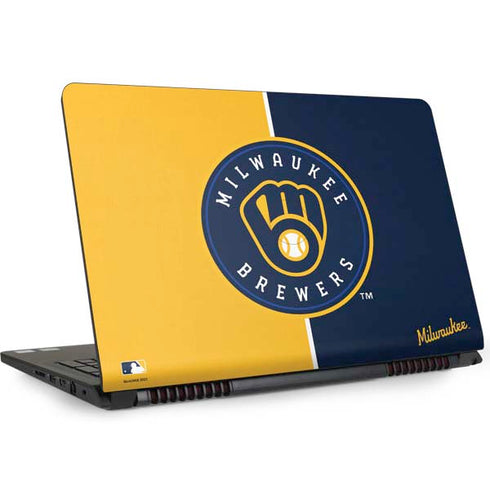 MLB Milwaukee Brewers Split Dell Inspiron Skin