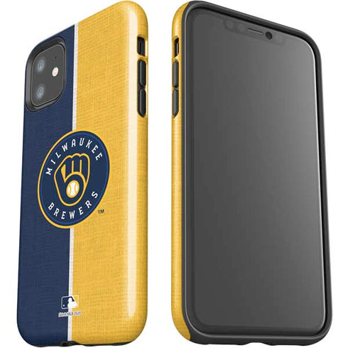 MLB Milwaukee Brewers Split iPhone 11 Impact Case