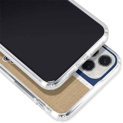 MLB Milwaukee Brewers Split iPhone 11 Pro Clear Case