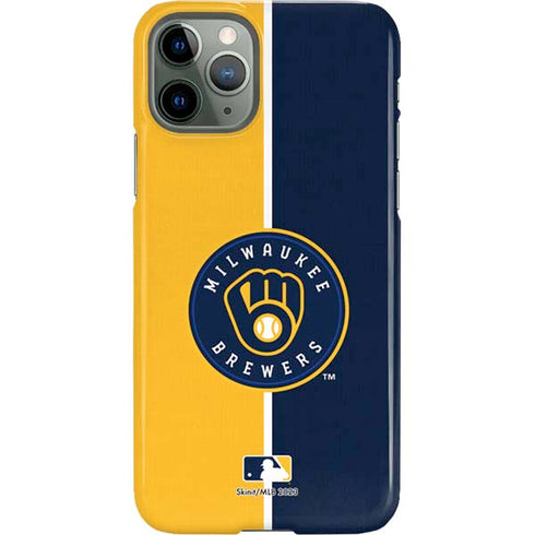 MLB Milwaukee Brewers Split iPhone 11 Pro Lite Case