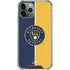 MLB Milwaukee Brewers Split iPhone 11 Pro Max Clear Case