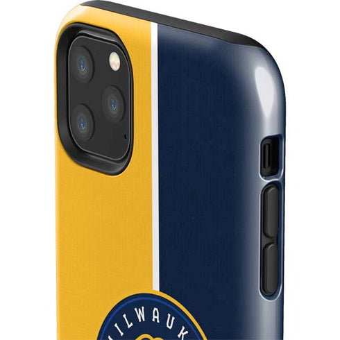 MLB Milwaukee Brewers Split iPhone 11 Pro Max Impact Case