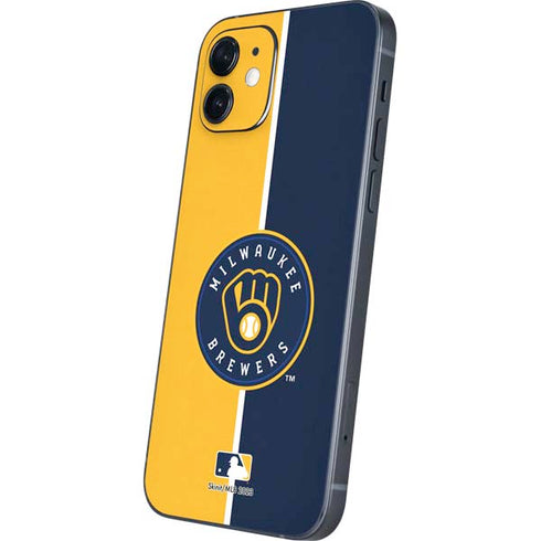 MLB Milwaukee Brewers Split iPhone 12 Mini Skin