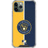 MLB Milwaukee Brewers Split iPhone 12 Pro Clear Case