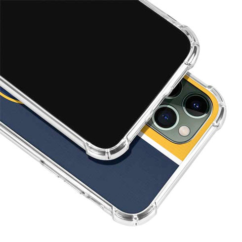 MLB Milwaukee Brewers Split iPhone 12 Pro Clear Case