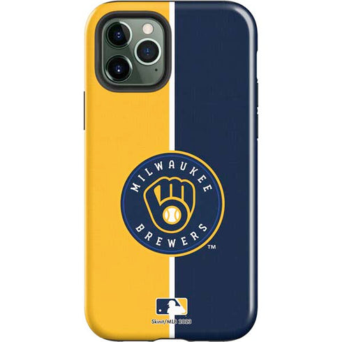 MLB Milwaukee Brewers Split iPhone 12 Pro Impact Case