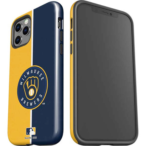 MLB Milwaukee Brewers Split iPhone 12 Pro Impact Case