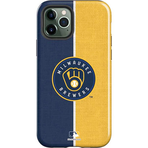 MLB Milwaukee Brewers Split iPhone 12 Pro Max Impact Case