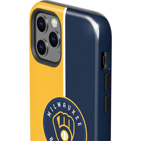 MLB Milwaukee Brewers Split iPhone 12 Pro Max Impact Case
