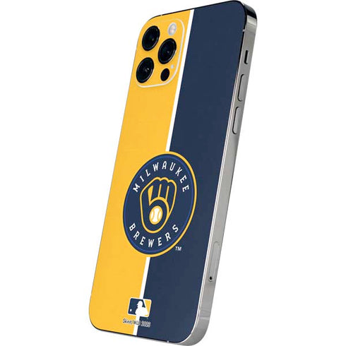 MLB Milwaukee Brewers Split iPhone 12 Pro Max Skin