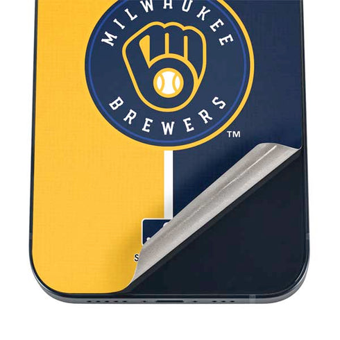 MLB Milwaukee Brewers Split iPhone 12 Skin