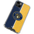 MLB Milwaukee Brewers Split iPhone 13 Clear Case