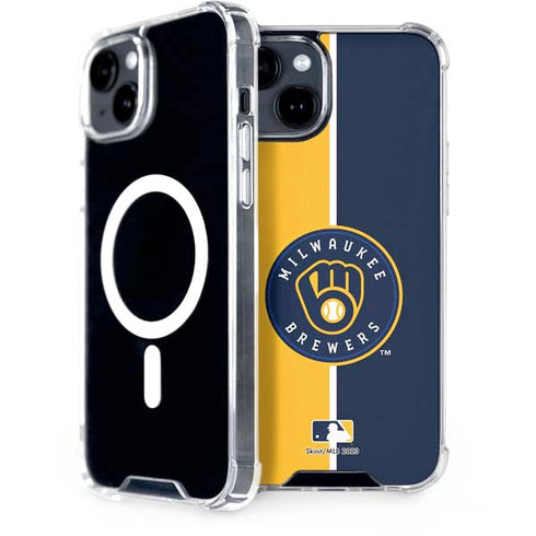 MLB Milwaukee Brewers Split iPhone 13 MagSafe Case