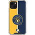 MLB Milwaukee Brewers Split iPhone 13 Mini Clear Case