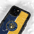 MLB Milwaukee Brewers Split iPhone 13 Mini Waterproof Case