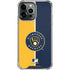 MLB Milwaukee Brewers Split iPhone 13 Pro Max Clear Case