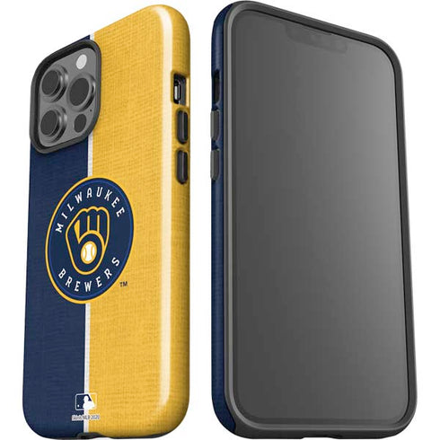MLB Milwaukee Brewers Split iPhone 13 Pro Max Impact Case
