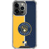 MLB Milwaukee Brewers Split iPhone 15 Pro Clear Case