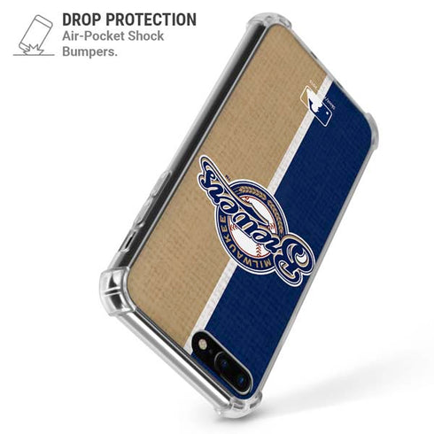 MLB Milwaukee Brewers Split iPhone 7/8 Plus Clear Case