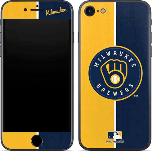 MLB Milwaukee Brewers Split iPhone 7 Skin