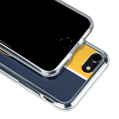 MLB Milwaukee Brewers Split iPhone SE (2nd & 3rd Gen) Clear Case