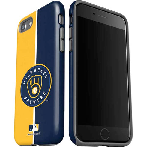 MLB Milwaukee Brewers Split iPhone SE (2nd & 3rd Gen) Pro Case