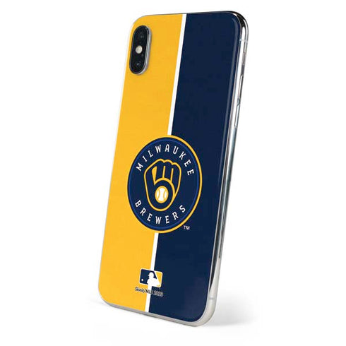 MLB Milwaukee Brewers Split iPhone X Skin