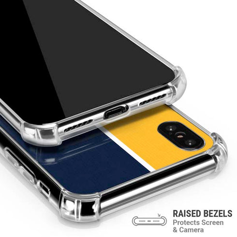 MLB Milwaukee Brewers Split iPhone XS Max Clear Case