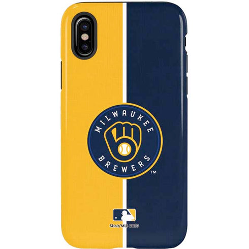 MLB Milwaukee Brewers Split iPhone XS Pro Case