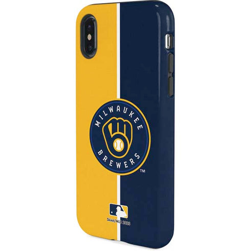 MLB Milwaukee Brewers Split iPhone XS Pro Case
