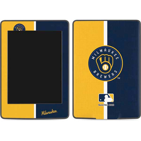 MLB Milwaukee Brewers Split Amazon Kindle Skin