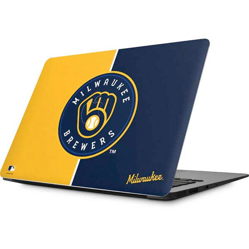 MLB Milwaukee Brewers Split Apple MacBook Skin