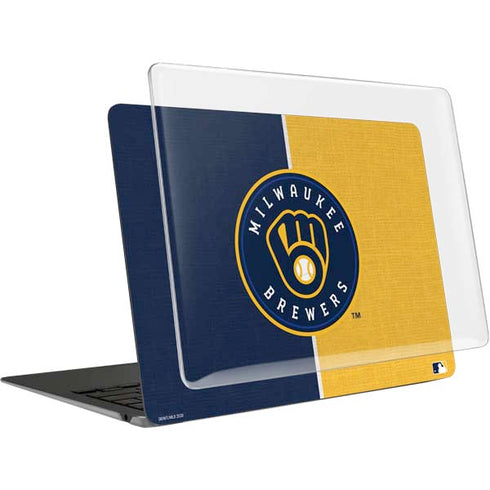 MLB Milwaukee Brewers Split MacBook Air 13in M1 (2021) Case plus Skin