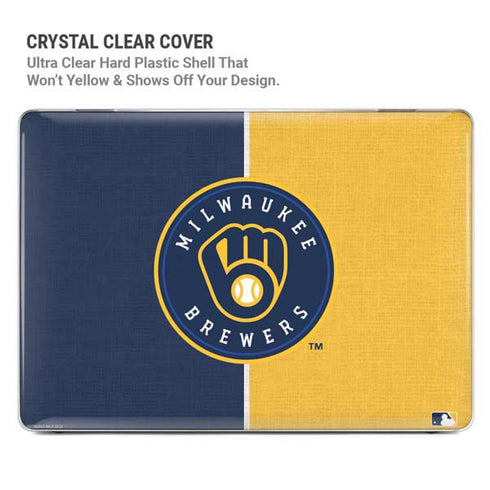MLB Milwaukee Brewers Split MacBook Air 13in M1 (2021) Case plus Skin