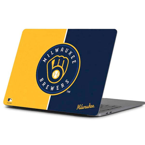 MLB Milwaukee Brewers Split Apple MacBook Pro 13-inch Skin