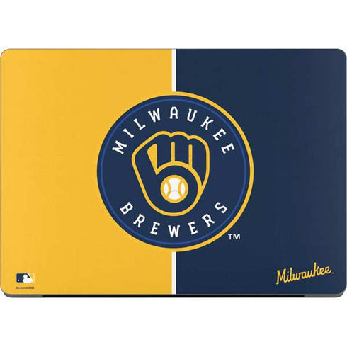 MLB Milwaukee Brewers Split MacBook Pro 14in (2021-24) Skin