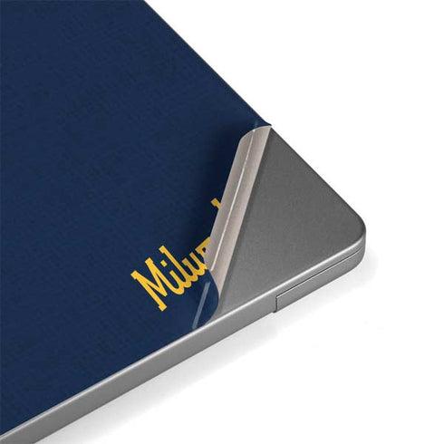 MLB Milwaukee Brewers Split MacBook Pro 14in (2021-24) Skin
