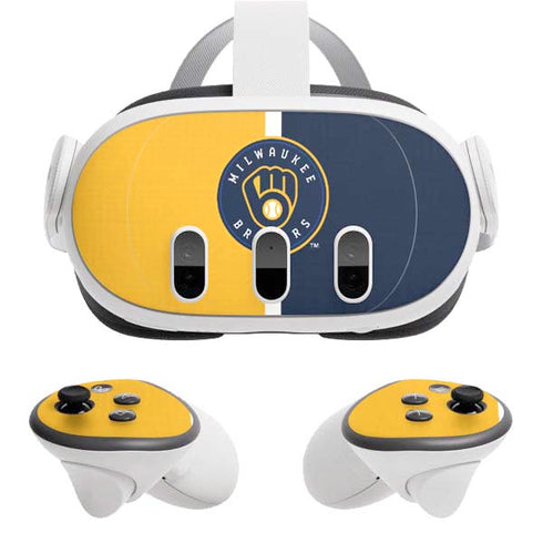 MLB Milwaukee Brewers Split Meta Quest 3 Skin