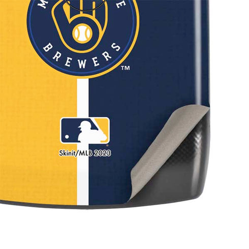 MLB Milwaukee Brewers Split Motorola RAZR Skin