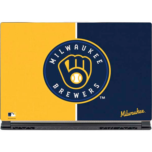 MLB Milwaukee Brewers Split MSI GS65 Stealth Laptop Skin