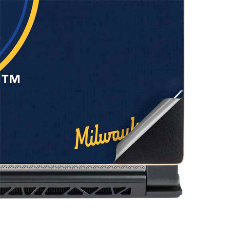 MLB Milwaukee Brewers Split MSI GS65 Stealth Laptop Skin