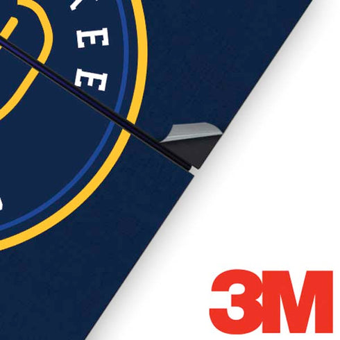 MLB Milwaukee Brewers Split PS4 Console and Controller Bundle Skin