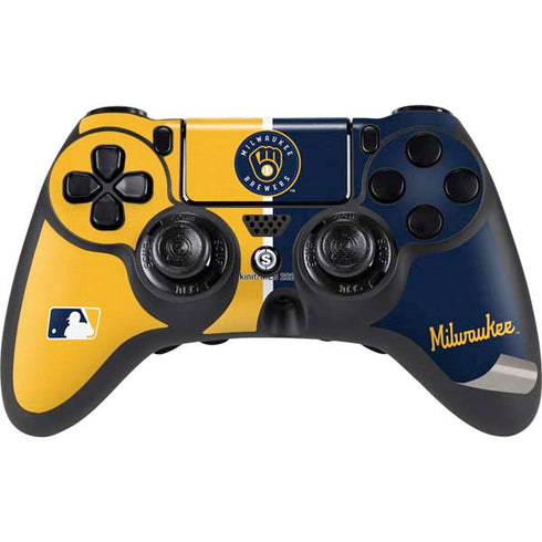 MLB Milwaukee Brewers Split PS4/PC SCUF Impact Controller Skin