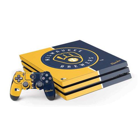 MLB Milwaukee Brewers Split PS4 Pro Bundle Skin